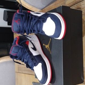 2020 USA Olympic Air Jordan 1 Mid SE (GS) 7y